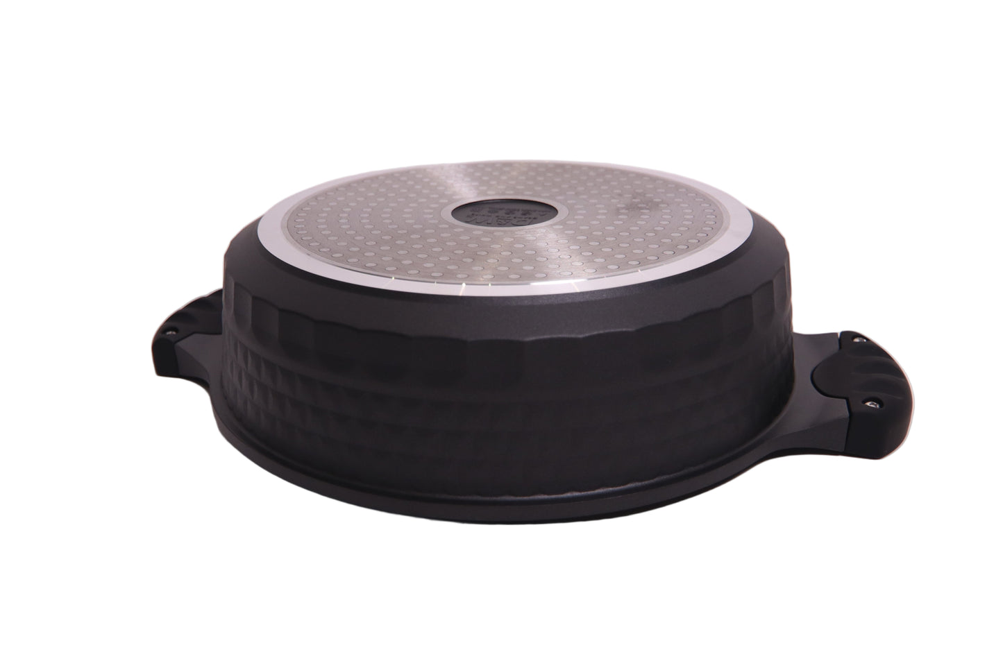 Black Low Nonstick Casserole with Lid – D&W