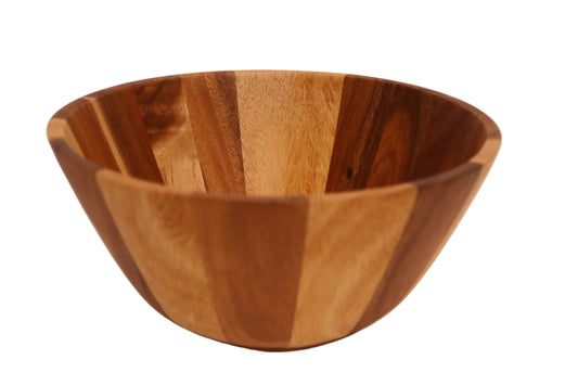 Hand-Turned Large Ash Bowl with Deep Interior