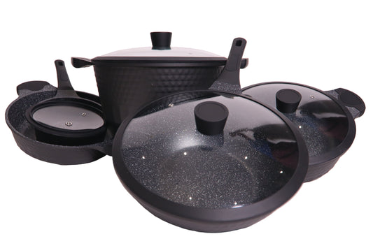 5 Pieces Nonstick Pot Bundle with Lid