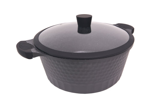 Large Size Cookware, Nonstick Casserole Pot with Lid – D&W