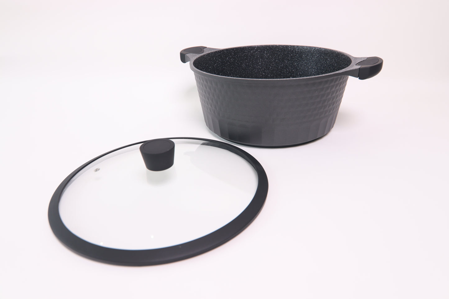 Large Size Cookware, Nonstick Casserole Pot with Lid – D&W